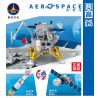 ZHEGAO QL0281 0281 non  TÀU THĂM DÒ MẶT TRĂNG HẰNG NGA TÊN LỬA TRƯỜNG CHINH VŨ TRỤ THẦN CHÂU bộ đồ chơi xếp lắp ráp ghép mô hình China Aerospace Museum 485 khối