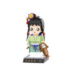 BALODY 20090 non  GIẤC MƠ VỀ LÂU ĐÀI ĐỎ LIN DAIYU bộ đồ chơi xếp lắp ráp ghép mô hình Brickheadz Nhân Vật Đầu To 300 khối