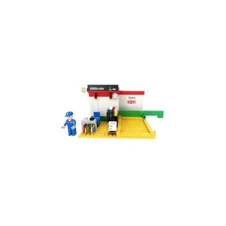 MAGIC VIGOUR C.9047 .9047 non  LẮP RÁP HỘP ĐỰNG BÚT CỬA HÀNG TIỆN LỢI bộ đồ chơi xếp lắp ráp ghép mô hình City Thành Phố