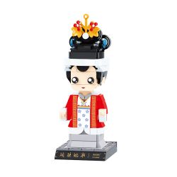 BALODY 20089 non  HỒNG LÂU MỘNG VƯƠNG TÂY PHONG bộ đồ chơi xếp lắp ráp ghép mô hình Brickheadz Nhân Vật Đầu To 310 khối