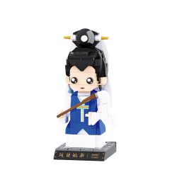 BALODY 20088 non  HỒNG LÂU MỘNG MIÊU VŨ bộ đồ chơi xếp lắp ráp ghép mô hình Brickheadz Nhân Vật Đầu To 370 khối