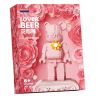 BALODY 21165 non  HOA GẤU HỒNG bộ đồ chơi xếp lắp ráp ghép mô hình LOVER BEER 1126 khối
