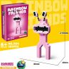RENZAIMA 764 non  NGƯỜI BẠN MÀU HỒNG bộ đồ chơi xếp lắp ráp ghép mô hình Rainbow  PINK FRIEND 161 khối