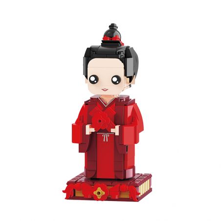 BALODY 20058 non  ĐÁM CƯỚI XU XIAN bộ đồ chơi xếp lắp ráp ghép mô hình 316 khối