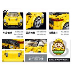 MAGIC VIGOUR 601013 non  LẮP RÁP XE PHÁO HOA THẦN KỲ SKYDRAGON bộ đồ chơi xếp lắp ráp ghép mô hình Speed Champions Racing Cars SPEED CAR Đua Xe Công Thức 267 khối