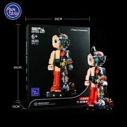 PANTASY 86203 86206 non  IRON ARM ASTRO BOY SEE-THROUGH MECHA PHIÊN BẢN KỶ NIỆM GIỚI HẠN 70 NĂM bộ đồ chơi xếp lắp ráp ghép mô hình Movie & Game ASTRO BOY MECHANICAL CLEAR VER Phim Và Trò Chơi 1250 khối