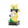 BALODY 20055 non  VĂN HÓA DÂN GIAN TANG BOHU bộ đồ chơi xếp lắp ráp ghép mô hình Brickheadz Nhân Vật Đầu To 343 khối