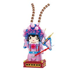 BALODY 20049 non  KINH KỊCH ĐÀO MÃ ĐÁN bộ đồ chơi xếp lắp ráp ghép mô hình Brickheadz Nhân Vật Đầu To 425 khối