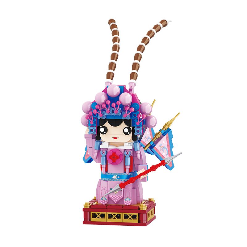 BALODY 20049 non  KINH KỊCH ĐÀO MÃ ĐÁN bộ đồ chơi xếp lắp ráp ghép mô hình Brickheadz Nhân Vật Đầu To 425 khối