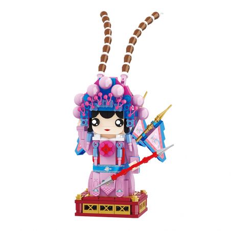 BALODY 20049 non  KINH KỊCH ĐÀO MÃ ĐÁN bộ đồ chơi xếp lắp ráp ghép mô hình Brickheadz Nhân Vật Đầu To 425 khối