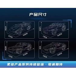 LEIBAO 8326 non  4 LOẠI XE THỂ THAO CÔNG NGHỆ CAO bộ đồ chơi xếp lắp ráp ghép mô hình  Kỹ Thuật Công Nghệ Cao Mô Hình Phương Tiện