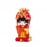 BALODY 20033 non  CÔ DÂU CƯỚI bộ đồ chơi xếp lắp ráp ghép mô hình Chinese Traditional Festivals Lễ Hội Cổ Truyền 395 khối