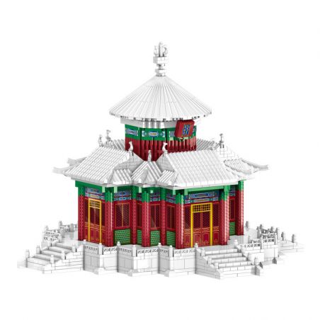 FUN IMAGINATION LZ8210 8210 non  VẠN XUÂN ĐÌNH bộ đồ chơi xếp lắp ráp ghép mô hình Buildings 3973 khối