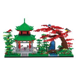 BALODY 16262 non  GIAN HÀNG BUỔI TỐI TÌNH YÊU bộ đồ chơi xếp lắp ráp ghép mô hình 3340 khối