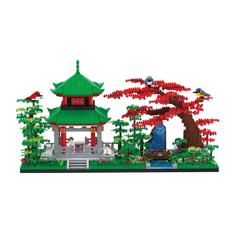 BALODY 16262 non  GIAN HÀNG BUỔI TỐI TÌNH YÊU bộ đồ chơi xếp lắp ráp ghép mô hình 3340 khối