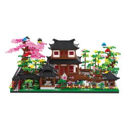 BALODY 16261 non  VƯỜN SEN bộ đồ chơi xếp lắp ráp ghép mô hình 4997 khối