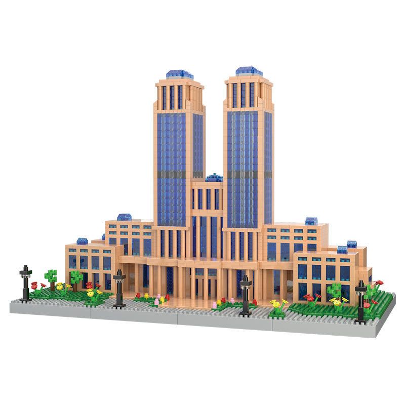 FUN IMAGINATION LZ8205 8205 non  ĐẠI HỌC FUDAN TÒA NHÀ GUANGHUA bộ đồ chơi xếp lắp ráp ghép mô hình Buildings 3841 khối