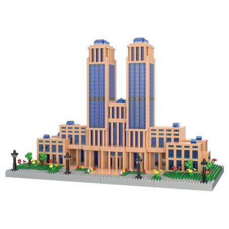 FUN IMAGINATION LZ8205 8205 non  ĐẠI HỌC FUDAN TÒA NHÀ GUANGHUA bộ đồ chơi xếp lắp ráp ghép mô hình Buildings 3841 khối