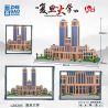 FUN IMAGINATION LZ8205 8205 non  ĐẠI HỌC FUDAN TÒA NHÀ GUANGHUA bộ đồ chơi xếp lắp ráp ghép mô hình Buildings 3841 khối