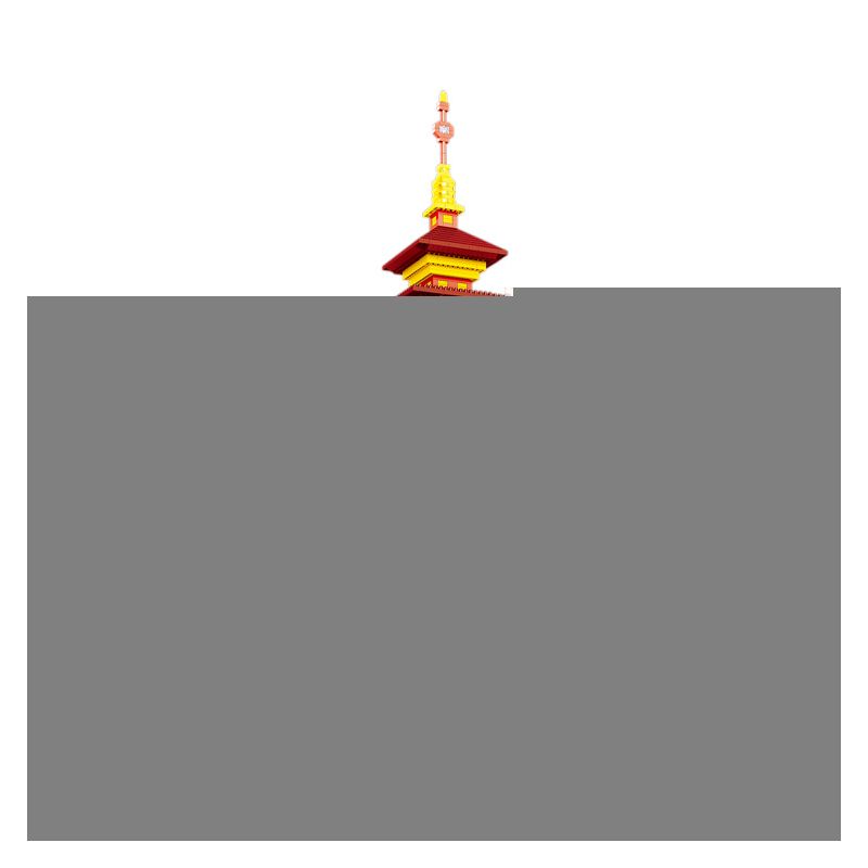 FUN IMAGINATION LZ8197 8197 non  BỒNG LAI TIÊN ĐẠO bộ đồ chơi xếp lắp ráp ghép mô hình Buildings