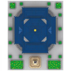 FUN IMAGINATION LZ8193 8193 non  NHÀ TƯỞNG NIỆM TÔN TRUNG SƠN QUẢNG CHÂU bộ đồ chơi xếp lắp ráp ghép mô hình Buildings 4605 khối