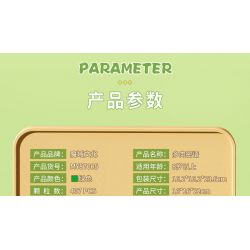 MOYU BLOCK MY87005 87005 non  NGÔN NGỮ BÍ MẬT MỌNG NƯỚC bộ đồ chơi xếp lắp ráp ghép mô hình SUCCULENT SECRET 407 khối