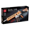 TA GAOLE T2045 2045 non  SÚNG TIỂU LIÊN M4-16 bộ đồ chơi xếp lắp ráp ghép mô hình Gun M4-16 SUBMACHINE GUN 1226 khối