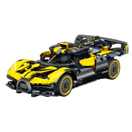 SEMBO 715300 non  CƠN LỐC BUGATTI tỷ lệ 1:18 bộ đồ chơi xếp lắp ráp ghép mô hình  BUGATTI BOLIDE Kỹ Thuật Công Nghệ Cao Mô Hình Phương Tiện 452 khối