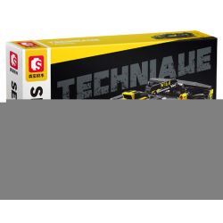 SEMBO 715300 non  CƠN LỐC BUGATTI tỷ lệ 1:18 bộ đồ chơi xếp lắp ráp ghép mô hình  BUGATTI BOLIDE Kỹ Thuật Công Nghệ Cao Mô Hình Phương Tiện 452 khối