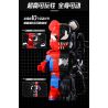 WANGAO 188007 non  GẤU MÁY SPIDER-MAN VENOM 400% bộ đồ chơi xếp lắp ráp ghép mô hình Marvel Super Heroes BEAR ROBOT Siêu Anh Hùng Marvel