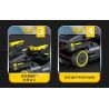 SEMBO 715300 non  CƠN LỐC BUGATTI tỷ lệ 1:18 bộ đồ chơi xếp lắp ráp ghép mô hình  BUGATTI BOLIDE Kỹ Thuật Công Nghệ Cao Mô Hình Phương Tiện 452 khối