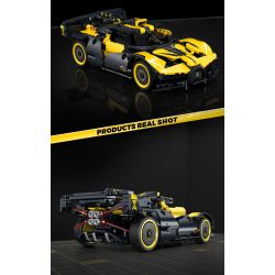 SEMBO 715300 non  CƠN LỐC BUGATTI tỷ lệ 1:18 bộ đồ chơi xếp lắp ráp ghép mô hình  BUGATTI BOLIDE Kỹ Thuật Công Nghệ Cao Mô Hình Phương Tiện 452 khối