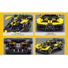 SEMBO 715300 non  CƠN LỐC BUGATTI tỷ lệ 1:18 bộ đồ chơi xếp lắp ráp ghép mô hình  BUGATTI BOLIDE Kỹ Thuật Công Nghệ Cao Mô Hình Phương Tiện 452 khối