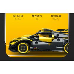 SEMBO 715300 non  CƠN LỐC BUGATTI tỷ lệ 1:18 bộ đồ chơi xếp lắp ráp ghép mô hình  BUGATTI BOLIDE Kỹ Thuật Công Nghệ Cao Mô Hình Phương Tiện 452 khối
