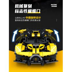 SEMBO 715300 non  CƠN LỐC BUGATTI tỷ lệ 1:18 bộ đồ chơi xếp lắp ráp ghép mô hình  BUGATTI BOLIDE Kỹ Thuật Công Nghệ Cao Mô Hình Phương Tiện 452 khối