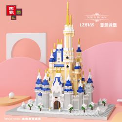 FUN IMAGINATION LZ8189 8189 non  LÂU ĐÀI TUYẾT bộ đồ chơi xếp lắp ráp ghép mô hình Buildings CASTLE IN THE SNOW 4775 khối