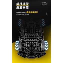 SEMBO 715300 non  CƠN LỐC BUGATTI tỷ lệ 1:18 bộ đồ chơi xếp lắp ráp ghép mô hình  BUGATTI BOLIDE Kỹ Thuật Công Nghệ Cao Mô Hình Phương Tiện 452 khối