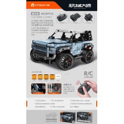 IM.MASTER QIHUI 8041 non  XE ĐỊA HÌNH bộ đồ chơi xếp lắp ráp ghép mô hình  Kỹ Thuật Công Nghệ Cao Mô Hình Phương Tiện 603 khối