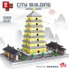 FUN IMAGINATION LZ8185 8185 non  CHÙA NGỖNG LỚN THIỂM TÂY AN bộ đồ chơi xếp lắp ráp ghép mô hình Buildings 4925 khối