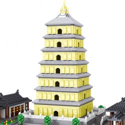 FUN IMAGINATION LZ8185 8185 non  CHÙA NGỖNG LỚN THIỂM TÂY AN bộ đồ chơi xếp lắp ráp ghép mô hình Buildings 4925 khối