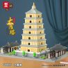 FUN IMAGINATION LZ8185 8185 non  CHÙA NGỖNG LỚN THIỂM TÂY AN bộ đồ chơi xếp lắp ráp ghép mô hình Buildings 4925 khối