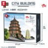 FUN IMAGINATION LZ8185 8185 non  CHÙA NGỖNG LỚN THIỂM TÂY AN bộ đồ chơi xếp lắp ráp ghép mô hình Buildings 4925 khối