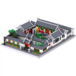 FUN IMAGINATION LZ8055 8055 non  SÂN NHÀ bộ đồ chơi xếp lắp ráp ghép mô hình Buildings 5018 khối