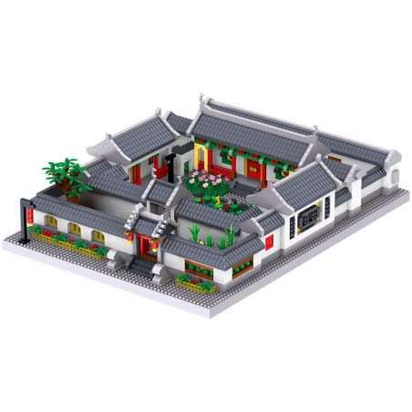 FUN IMAGINATION LZ8055 8055 non  SÂN NHÀ bộ đồ chơi xếp lắp ráp ghép mô hình Buildings 5018 khối