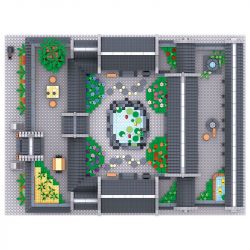 FUN IMAGINATION LZ8055 8055 non  SÂN NHÀ bộ đồ chơi xếp lắp ráp ghép mô hình Buildings 5018 khối