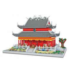 FUN IMAGINATION LZ8054 8054 non  ĐỀN THỜ KHỔNG TỬ NAM KINH bộ đồ chơi xếp lắp ráp ghép mô hình Buildings