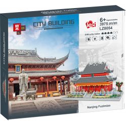 FUN IMAGINATION LZ8054 8054 non  ĐỀN THỜ KHỔNG TỬ NAM KINH bộ đồ chơi xếp lắp ráp ghép mô hình Buildings