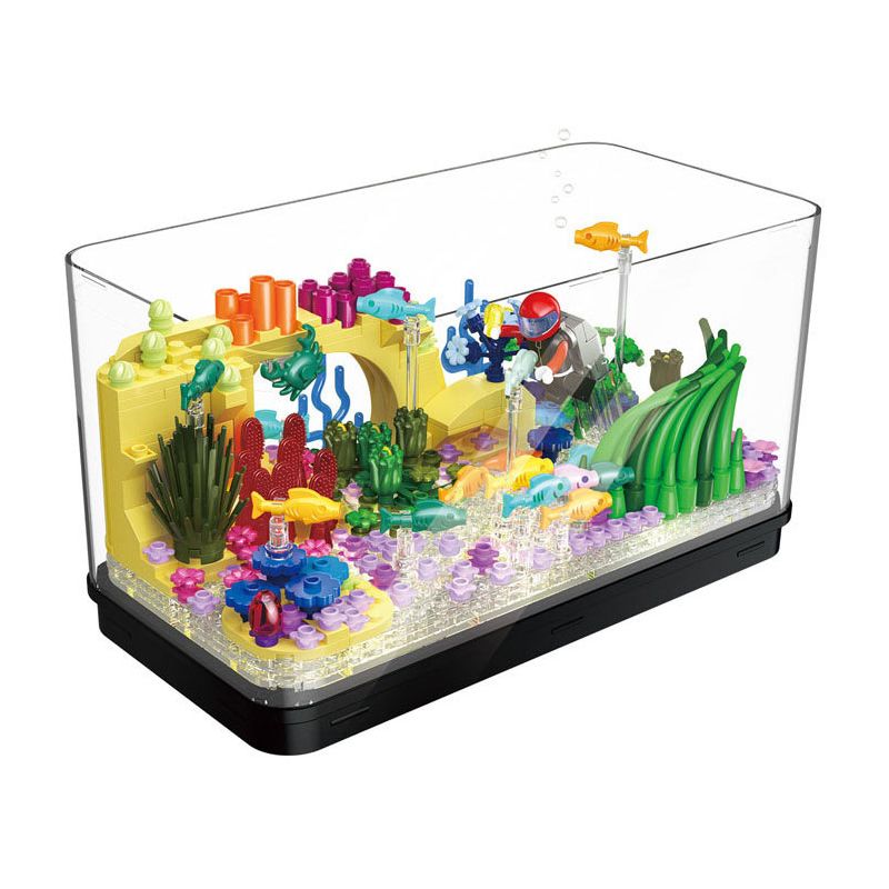 ZHEGAO DZ6101 6101 non  KHÁM PHÁ ĐẠI DƯƠNG bộ đồ chơi xếp lắp ráp ghép mô hình Creator Sáng Tạo 559 khối