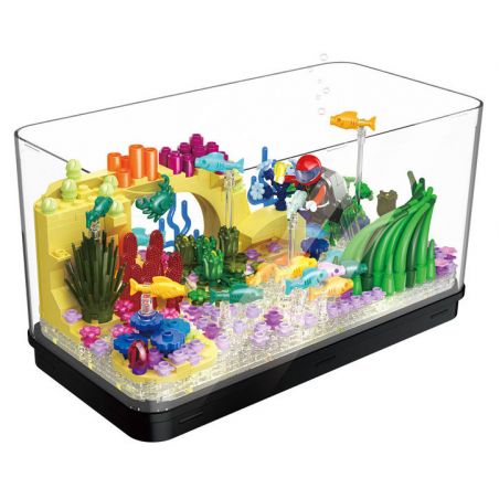 ZHEGAO DZ6101 6101 non  KHÁM PHÁ ĐẠI DƯƠNG bộ đồ chơi xếp lắp ráp ghép mô hình Creator Sáng Tạo 559 khối