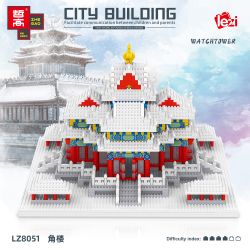 FUN IMAGINATION LZ8051 8051 non  THÁP PHÁO TUYẾT bộ đồ chơi xếp lắp ráp ghép mô hình Buildings 2483 khối